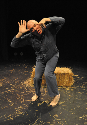 Guy Masterson in Animal Farm (image: Bob Paisley)