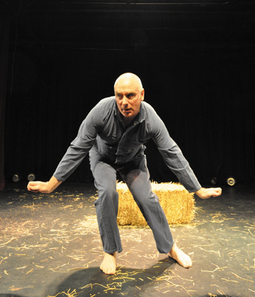 Guy Masterson in Animal Farm (image: Bob Paisley)