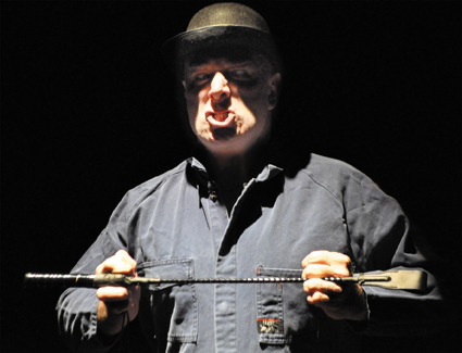Guy Masterson in Animal Farm (image: Bob Paisley)