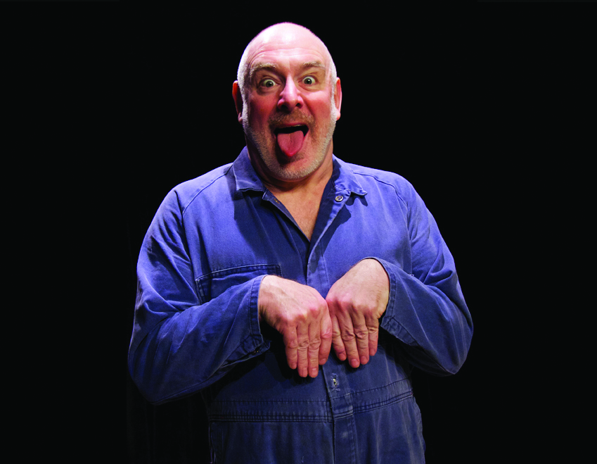 Guy Masterson in Animal Farm (image: Peter Mould)