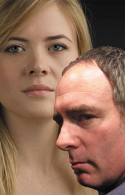 Guy Masterson & Joanne Hartstone in Oleanna