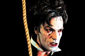 Justin Butcher in SCARAMOUCHE JONES (Image: Hannah Barton)